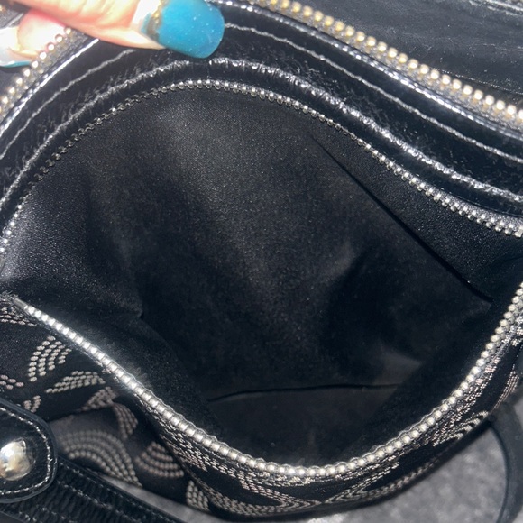 COACH Ashley Dotted Op-Art Crossbody Bag - Picture 12 of 12